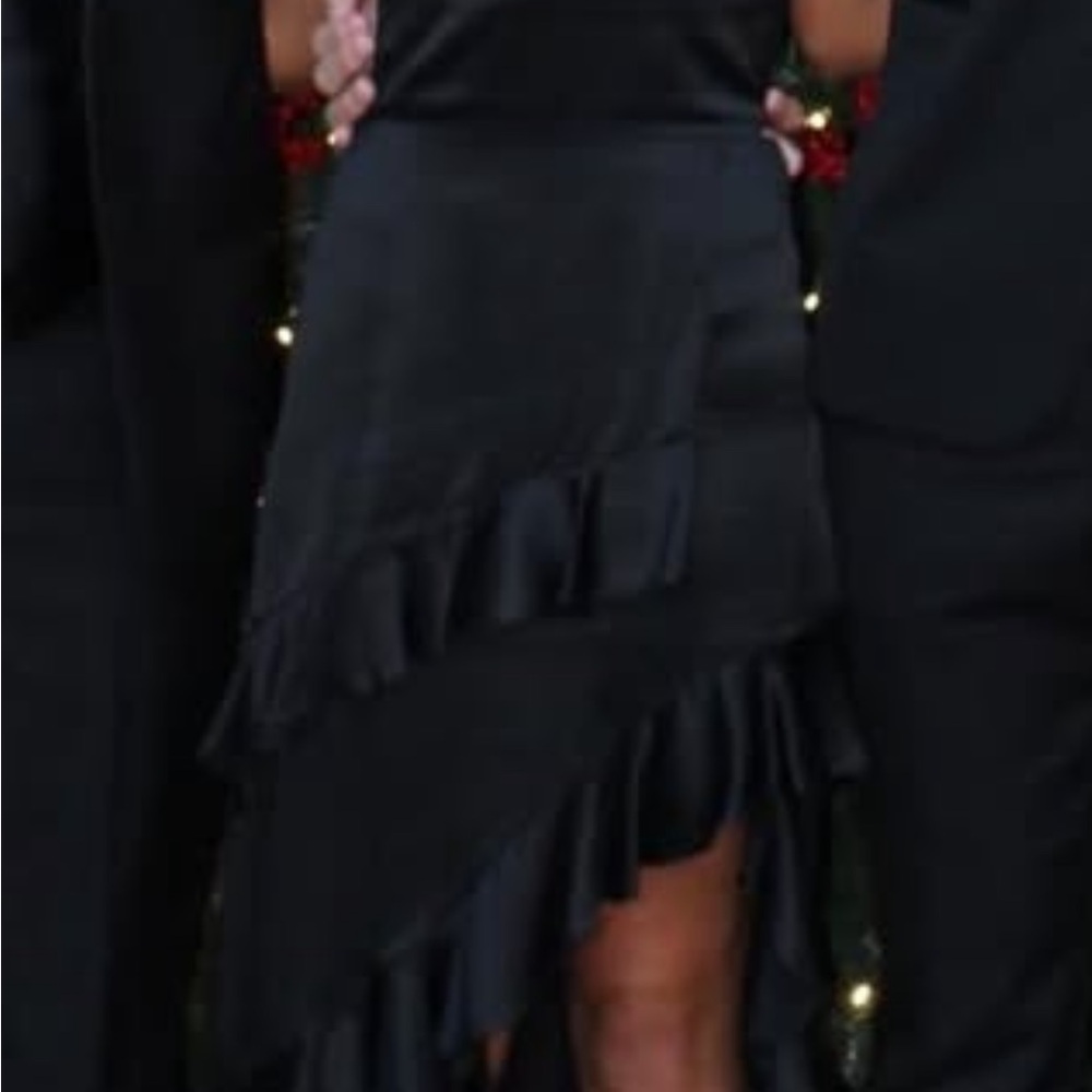 Amanda Uprichard Black Strapless Dress